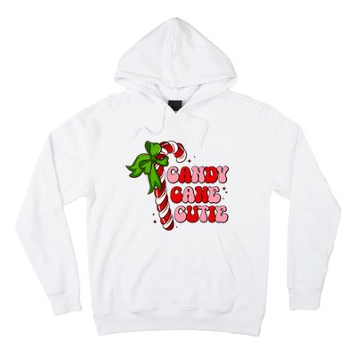 Christmas Candy Cane Cutie Cute groovy Xmas  Hoodie