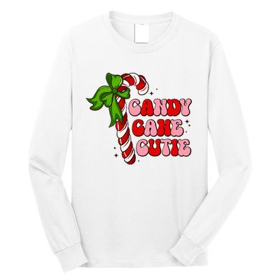 Christmas Candy Cane Cutie Cute groovy Xmas  Long Sleeve Shirt