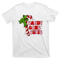 Christmas Candy Cane Cutie Cute groovy Xmas  T-Shirt