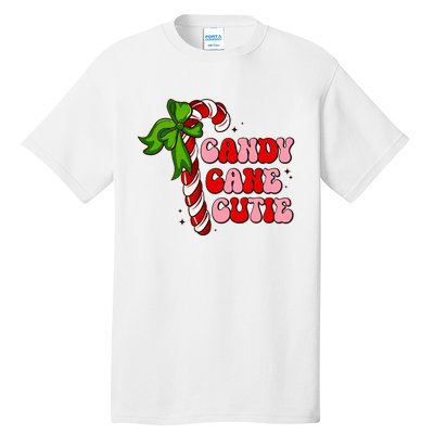 Christmas Candy Cane Cutie Cute groovy Xmas  Tall T-Shirt