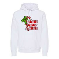 Christmas Candy Cane Cutie Cute groovy Xmas  Premium Hoodie