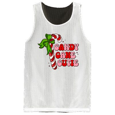 Christmas Candy Cane Cutie Cute groovy Xmas  Mesh Reversible Basketball Jersey Tank