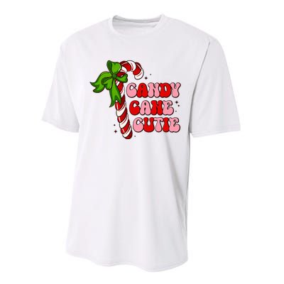 Christmas Candy Cane Cutie Cute groovy Xmas  Performance Sprint T-Shirt