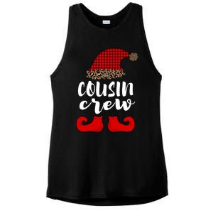 Christmas Cousin Crew Buffalo Red Plaid Pajamas Family Xmas Cool Gift Ladies PosiCharge Tri-Blend Wicking Tank