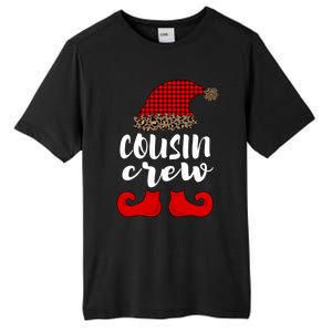 Christmas Cousin Crew Buffalo Red Plaid Pajamas Family Xmas Cool Gift Tall Fusion ChromaSoft Performance T-Shirt