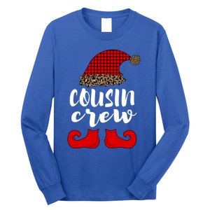 Christmas Cousin Crew Buffalo Red Plaid Pajamas Family Xmas Cool Gift Long Sleeve Shirt