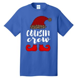 Christmas Cousin Crew Buffalo Red Plaid Pajamas Family Xmas Cool Gift Tall T-Shirt