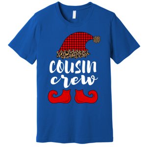 Christmas Cousin Crew Buffalo Red Plaid Pajamas Family Xmas Cool Gift Premium T-Shirt