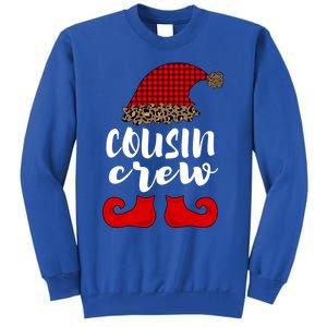 Christmas Cousin Crew Buffalo Red Plaid Pajamas Family Xmas Cool Gift Tall Sweatshirt