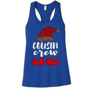 Christmas Cousin Crew Buffalo Red Plaid Pajamas Family Xmas Cool Gift Women's Racerback Tank