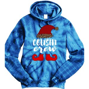 Christmas Cousin Crew Buffalo Red Plaid Pajamas Family Xmas Cool Gift Tie Dye Hoodie