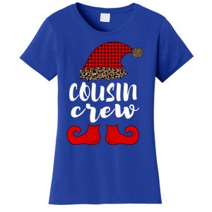 Christmas Cousin Crew Buffalo Red Plaid Pajamas Family Xmas Cool Gift Women's T-Shirt