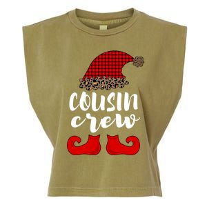 Christmas Cousin Crew Buffalo Red Plaid Pajamas Family Xmas Cool Gift Garment-Dyed Women's Muscle Tee