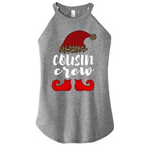 Christmas Cousin Crew Buffalo Red Plaid Pajamas Family Xmas Cool Gift Women's Perfect Tri Rocker Tank