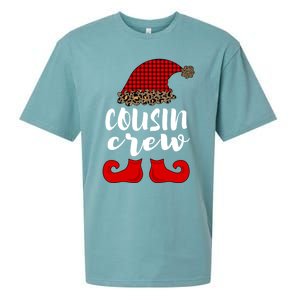 Christmas Cousin Crew Buffalo Red Plaid Pajamas Family Xmas Cool Gift Sueded Cloud Jersey T-Shirt