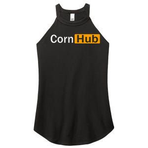 Cornhub Cornhole Cornholer Women's Perfect Tri Rocker Tank