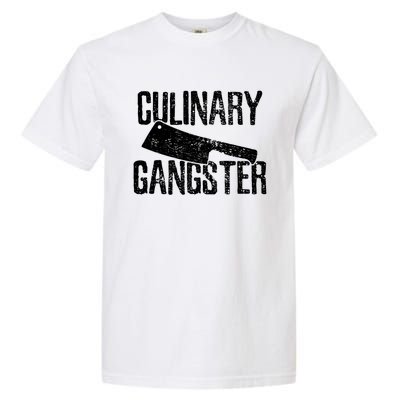 Chef Cook Cooking Culinary Gangster Vintage Gift Garment-Dyed Heavyweight T-Shirt