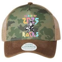 Cute Cat Class Of 2025 Rocks Graduation Signature Autographs Legacy Tie Dye Trucker Hat