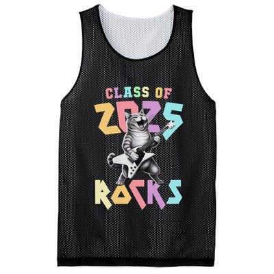 Cute Cat Class Of 2025 Rocks Graduation Signature Autographs Mesh Reversible Basketball Jersey Tank
