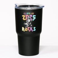 Cute Cat Class Of 2025 Rocks Graduation Signature Autographs Tumbler