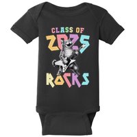 Cute Cat Class Of 2025 Rocks Graduation Signature Autographs Baby Bodysuit
