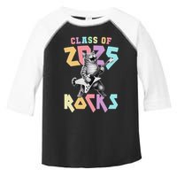Cute Cat Class Of 2025 Rocks Graduation Signature Autographs Toddler Fine Jersey T-Shirt