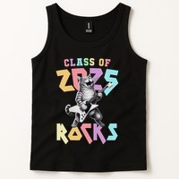 Cute Cat Class Of 2025 Rocks Graduation Signature Autographs Tank Top