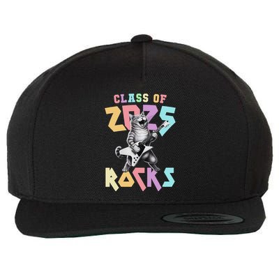 Cute Cat Class Of 2025 Rocks Graduation Signature Autographs Wool Snapback Cap