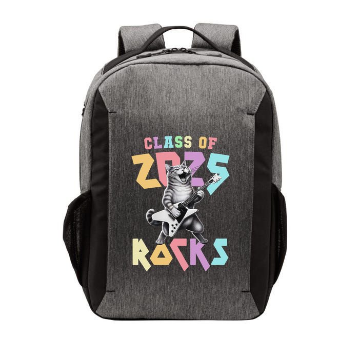 Cute Cat Class Of 2025 Rocks Graduation Signature Autographs Vector Backpack