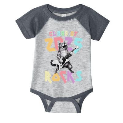 Cute Cat Class Of 2025 Rocks Graduation Signature Autographs Infant Baby Jersey Bodysuit