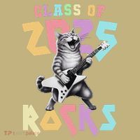 Cute Cat Class Of 2025 Rocks Graduation Signature Autographs Performance Shirt