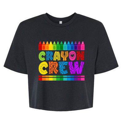 C.R.A.Y.O.N Crew Coloring Bella+Canvas Jersey Crop Tee