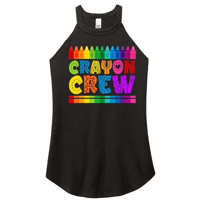 C.R.A.Y.O.N Crew Coloring Women’s Perfect Tri Rocker Tank