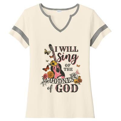 Christian Concert Ladies Halftime Notch Neck Tee