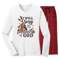 Christian Concert Women's Long Sleeve Flannel Pajama Set 