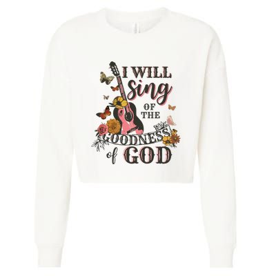 Christian Concert Cropped Pullover Crew