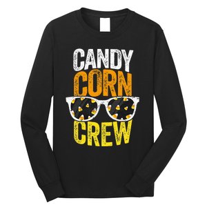 Candy Corn Crew Halloween Party Sunglasses Friends Long Sleeve Shirt