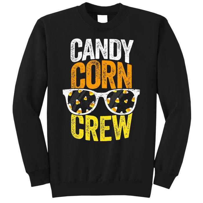 Candy Corn Crew Halloween Party Sunglasses Friends Sweatshirt