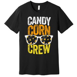 Candy Corn Crew Halloween Party Sunglasses Friends Premium T-Shirt