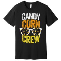 Candy Corn Crew Halloween Party Sunglasses Friends Premium T-Shirt