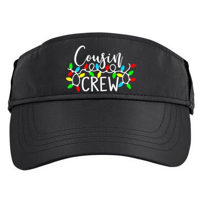 Christmas Cousin Crew Christmas Light Xmas Matching Family Cute Gift Adult Drive Performance Visor