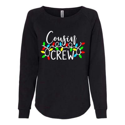 Christmas Cousin Crew Christmas Light Xmas Matching Family Cute Gift Womens California Wash Sweatshirt