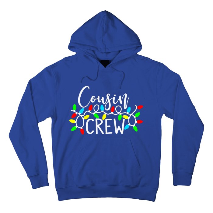 Christmas Cousin Crew Christmas Light Xmas Matching Family Cute Gift Hoodie