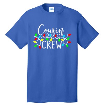 Christmas Cousin Crew Christmas Light Xmas Matching Family Cute Gift Tall T-Shirt