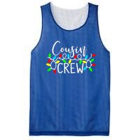 Christmas Cousin Crew Christmas Light Xmas Matching Family Cute Gift Mesh Reversible Basketball Jersey Tank