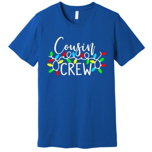 Christmas Cousin Crew Christmas Light Xmas Matching Family Cute Gift Premium T-Shirt