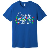 Christmas Cousin Crew Christmas Light Xmas Matching Family Cute Gift Premium T-Shirt