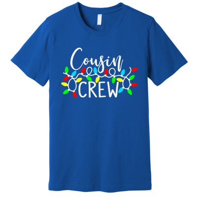 Christmas Cousin Crew Christmas Light Xmas Matching Family Cute Gift Premium T-Shirt