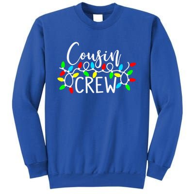 Christmas Cousin Crew Christmas Light Xmas Matching Family Cute Gift Tall Sweatshirt