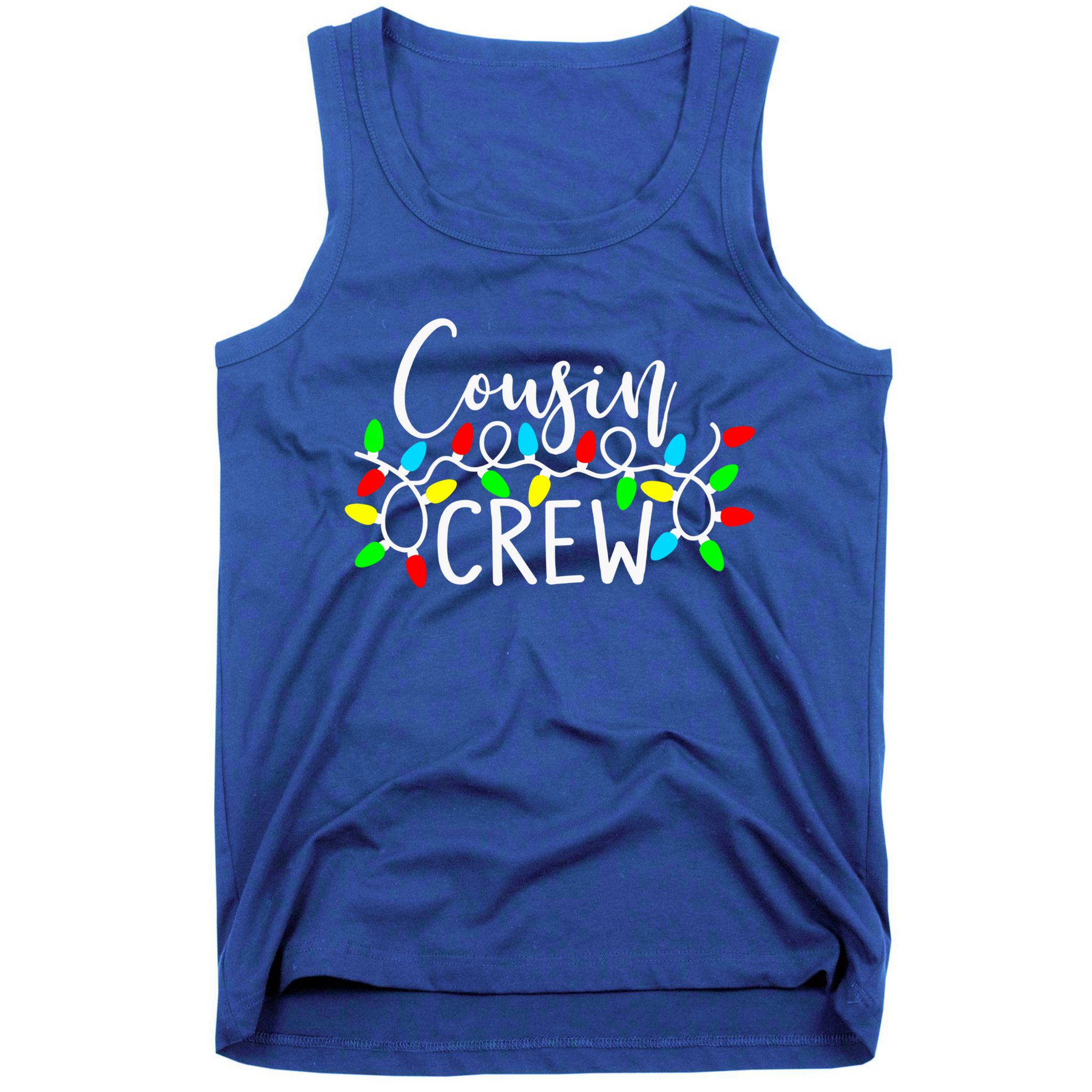 Christmas Cousin Crew Christmas Light Xmas Matching Family Cute Gift Tank Top